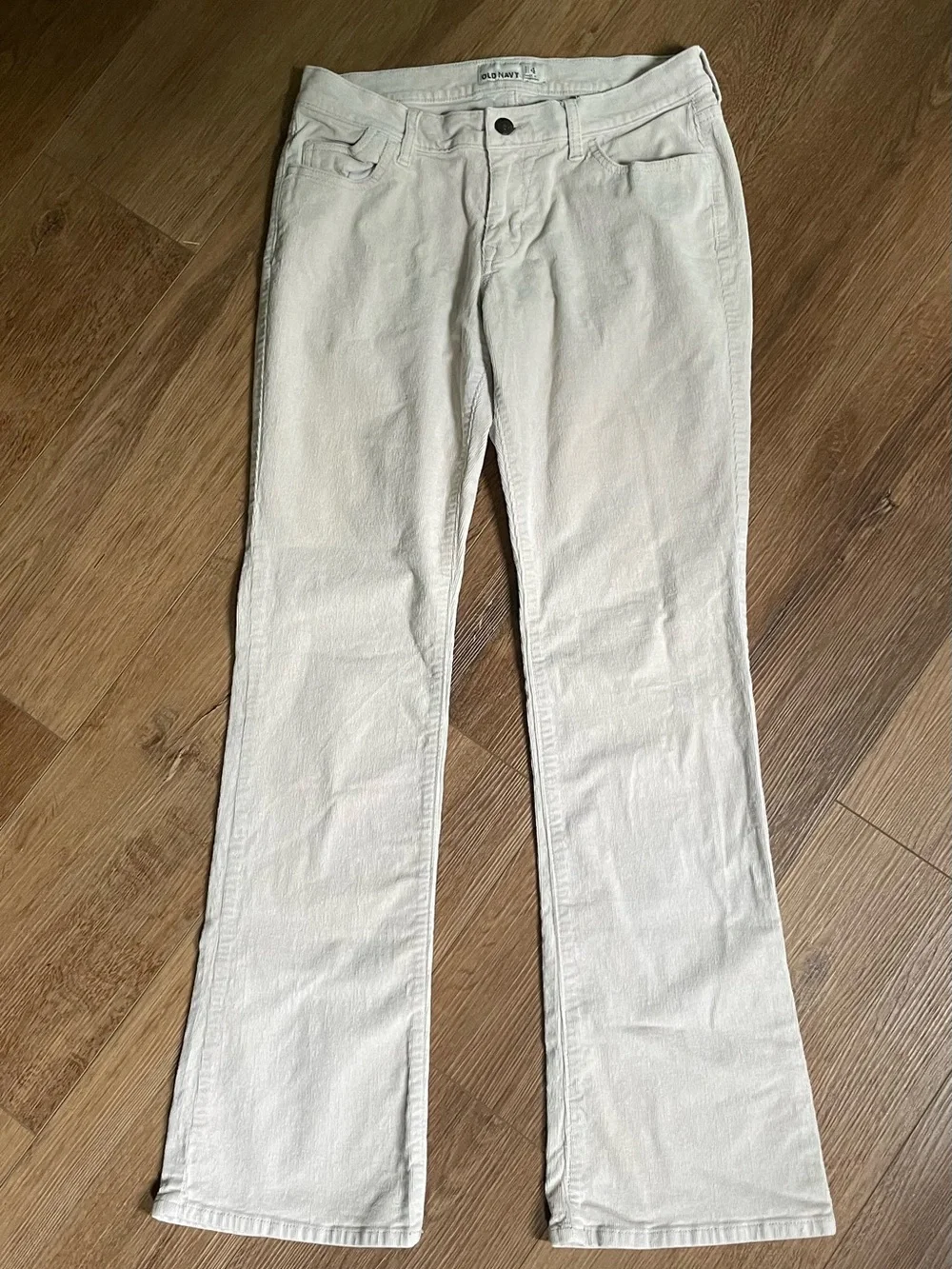 Old Navy Off-White Corduroy Pants